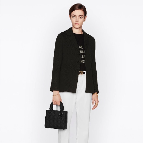 ABC Lady Dior Black Matte Size Small - Picture 3 of 4